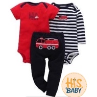 His.Baby L010 (GET 3 PCS) 3 months - 2 years Baby Boy & Boy Mix Jumper Set