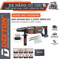 Dekton M21-RH2603BX 26mm chisel drill, anti-vibration, 3.2J, quick connection drill head, Makita bat