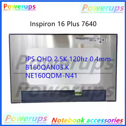 New A+ Laptop LCD/LED Screen/Display For Dell Inspiron 16 Plus 7640 2024 P3FPJ IPS QHD 2.5K 120hz 0.