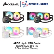 CORSAIR CORSAIR NAUTILUS 360 RS 360MM ARGB LIQUID COOLER - BLACK / WHITE