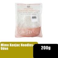 MIMO Konjac Noodle 200g - Udon Gluten Free, Sugar Free, Low Calorie, Keto Friendly and Halal 魔芋面 低卡 食品