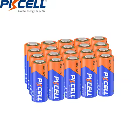 20PC PKCELL 23a 12v Battery 23A E 21/23 A23 23G A MN21 Dry Alkaline Battery