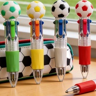 World Cup Soccer-Themed Ballpoint Pen - Office School Supplies - School Office Supplies - 4-Color Pu