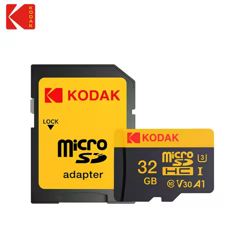Kodak Black Edition Dark Gaming Micro SD Card 32GB-256GB, U3 A1 V30 4K High Speed TF Card for Gaming