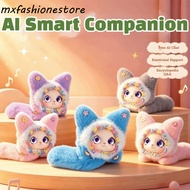 MXFASHIONE AI Cat Plush Toy, Intelligent Voice Communication Personal Companion AI Cat Spirit Pendan