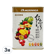 MORINAGA 森永 多樂福水果糖 台灣特產水果  180g  3罐