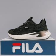 FILA Girls Black Breathable Lightweight Sports Jogging Casual Shoes 5-J301Y-009