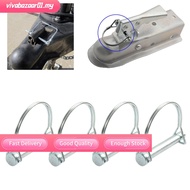 【VIVA】4x M8*70mm Trailer Coupler Hitch Pin Lock D Shape Heavy Duty Towing Safety Lock