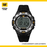 Caterpillar DIGIMAX OC-147-21-247 DIGITAL SILVER DIAL BLACK PU STRAP MEN WATCH