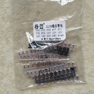 150pcs=15 Value *10pcs LL34 SMD Zener Diode Assorted Kit 1/2W 3V-24V And LL4148