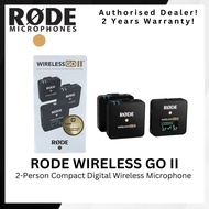 Rode Wireless GO II 2-Person Compact Digital Wireless Microphone System/Recorder