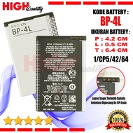Baterai Battery HighQuality Batre For NOKIA BP4L BP-4L E63 E71 E90 E72 E52