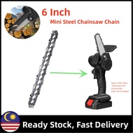 ✨Ready Stocks✨ 6 Inch Chains Mini Chainsaw Chains,Multi-function Mini Electric Chainsaw Electric Chain Saw Accessories
