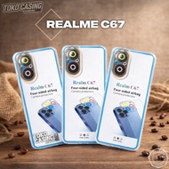 Realme C67 Clear Case (RMX3890) Plain Casing