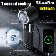 SG Spot❄Handheld Air Conditioner❄ WP Handheld Fan Cooler Fan 9800mAh Recharable Portable Mini Fan 10