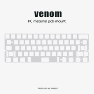 Keebox Venom Keyboard Kit PP PC Positioning Plate Keyboard Kit PCB Mounted Mechanical Keyboard Custo