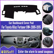 【ready stock】For Toyota Fortuner Hilux SW4 2005-2015 Leather dashboard cover pad Sun Protection mat 