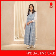 [CLEARANCE] Special Live C2 Anata Blue Overall Wanita
