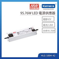 MW 明緯 95.76W LED電源供應器(HLG-100H-42)