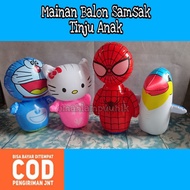 Children's Boxing Balloon Toy Character/ Toy Sand Balloon Toy Character Punching Bag Toy Boxing Toy 