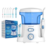 Nicefeel Ultrasonic Oral Irrigator Water Jet Flosser 600ML ถังน้ํา Jet เคล็ดลับทําความสะอาดฟันทันตกร