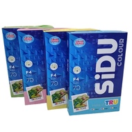 KERTAS HVS 70GR FOLIO WARNA SIDU
