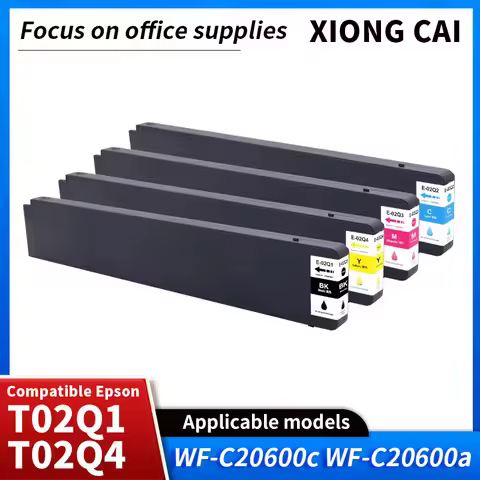 T02Q T02Q1 T02Q2 T02Q3 T02Q4 Compatible Color Inkjet Ink Cartridge for Epson WorkForce Enterprise WF