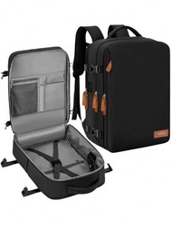 大容量多隔層雙色滌綸旅行背包,適用於旅遊和戶外活動手提包巡航必備收納背包