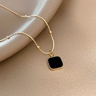 [ Bayar Ditempat ] Kalung Titanium Liontin Good Luck / Kalung Titanium Belut Terbaru / Kalung Titani