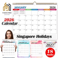 2026-2027 Calendar 18 Months Wall Hanging Calendar