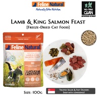 Feline Natural Freeze Dried Lamb Salmon 100g