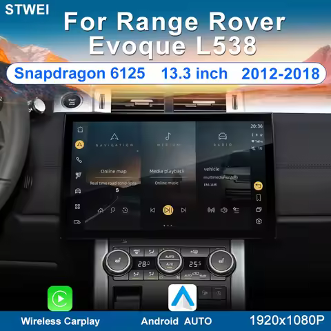 For Range Rover Evoque L538 2012-2018 Android 13 13.3-inch car radio multimedia video playback GPS n