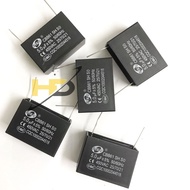CBB61 Fan Capacitor 450VAC Start Capacitor 1uF 1.5uF 2uF 2.5uF 3.0uF 5.0uF Solder Pins Capacitor Kip