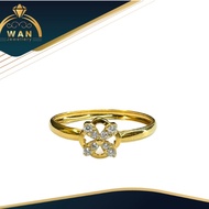 cincin emas asli/cincin wanita emas asli 375)original