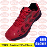Yonex PRECISION 2 Badminton Badminton Shoes Original - Red/Black