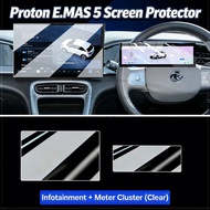 【READY STOCK】 Proton e.MAS 5 Tempered Glass Screen Protector speedometer infotainment and Meter Scre