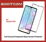 Full Covered Tempered Glass Screen Protector for Huawei P30 (Black)