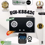ELBA Dapur Gas Stove EGH-K8842G(BK)/8843G(BK)/8742G(BK) Glass Stove Kitchen Hob Stove Kitchen Applia