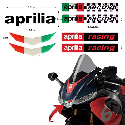 For Aprilia 3D Sticker Motorcycle Accessories Tuono Tuareg Shiver GPR SR GT RS RS660 RSV4 RS4 V4 110