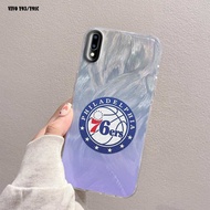 For Vivo Y91C Y91 Y95 Y85 V9 Y81 Y81i NBA Teams Casing Luxury Gradient Soft Silicone Edge Phone Case