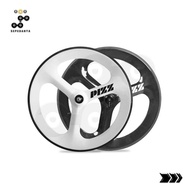 Pizz Trispoke 3 Spoke Front Rear Wheels Rims 700c Sepeda Fixie Track