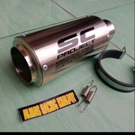 Slincer ONLY SC PROJECT TITAN diameter inlet neck D50mm made of full quality stainless steel