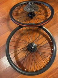 單車輪組連飛輪birdy3 355