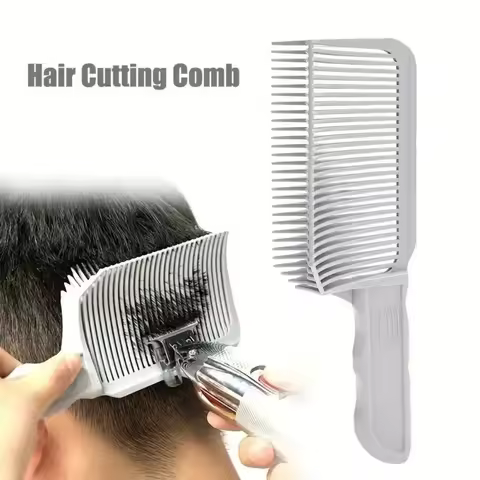 Fading Comb Professional Barber Fade Comb Long Handle Haircut Clipper Blending Flat Top Styling Tool
