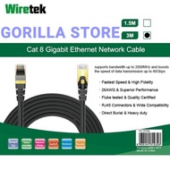 Wiretek Cable Lan Cat 8 Gigabit Ethernet Network Cable 3 Meters