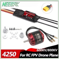 NEEBRC 4250 800KV 600KV Brushless Motor 60A V2 ESC Combo For RC FPV Drone Fixed-wing Multicopter Qua