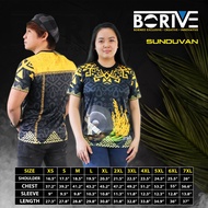 [𝐁𝐎𝐑𝐈𝐕𝐄] T-shirt Kaamatan (Sunduvan Kaamatan) Jersey Corak Etnik Borneo Round Neck