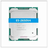 Xeon E5 2650V4 official version CPU 14 nm 12 Cores 24 Threads 2.2GHz 30MB 105W processor LGA2011-3 for X99 server motherboard