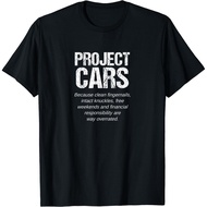 Funny Car Guy Gift, Project Classic Muscle Car T-Shirt