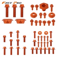 Motorcycle Front Rear Fender Radiator Shrouds Number Plate Screw For KTM SX XC 2011-2015 EXC XCW 201